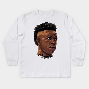 Vinícius Júnior Kids Long Sleeve T-Shirt